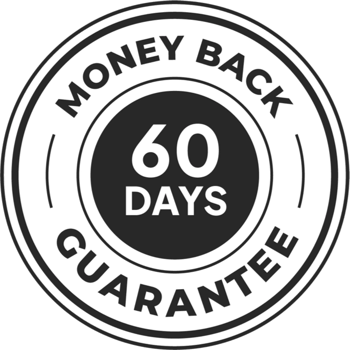 Nervelin 60-day money-back guarantee badge