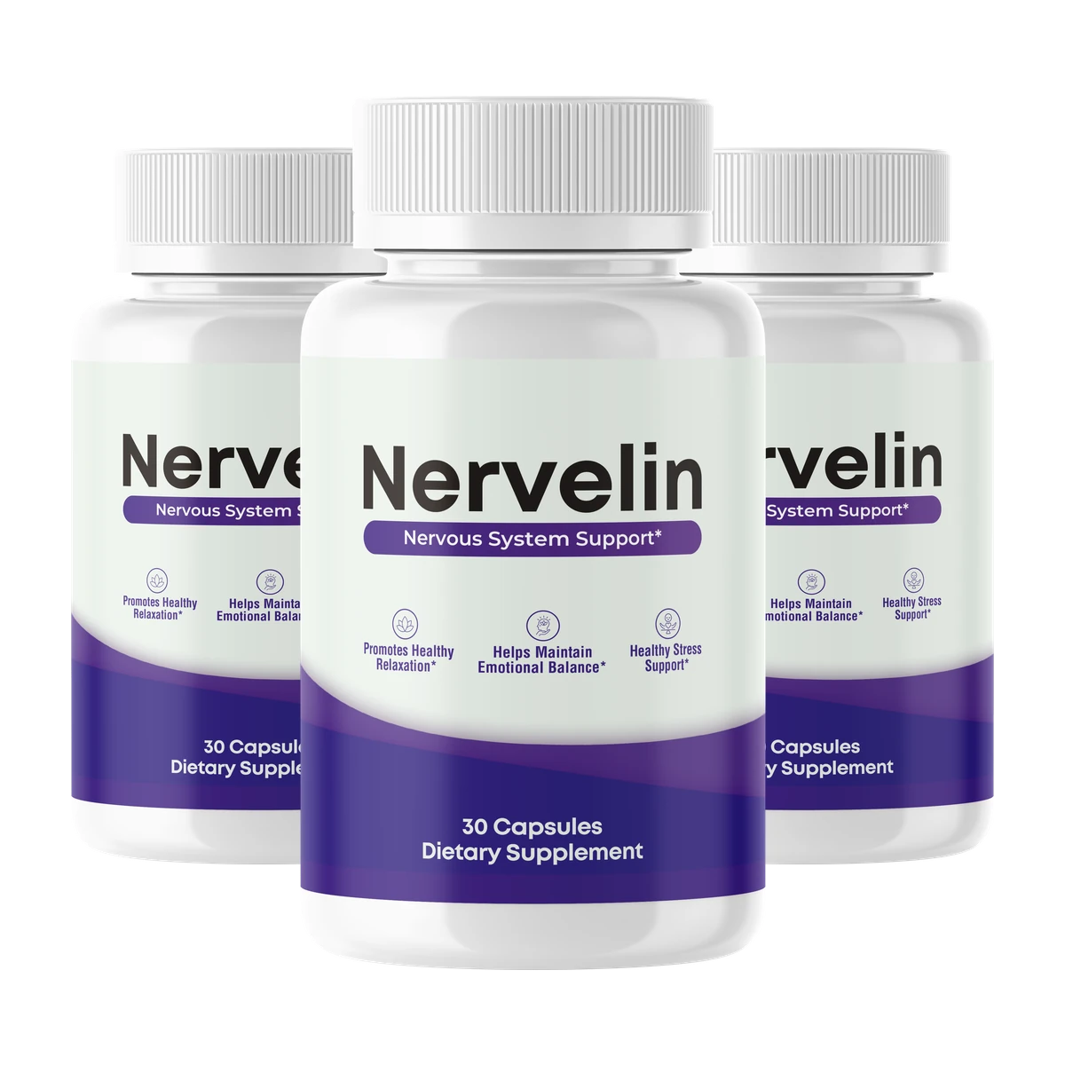Nervelin daily nerve health support three-bottle package