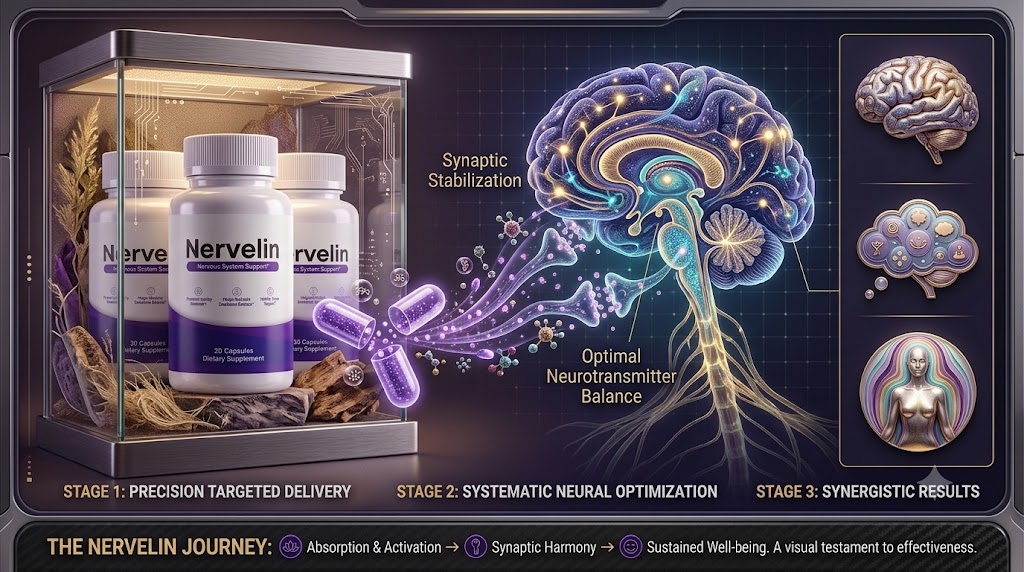 How Nervelin works: absorption and activation, synaptic harmony, sustained well-being